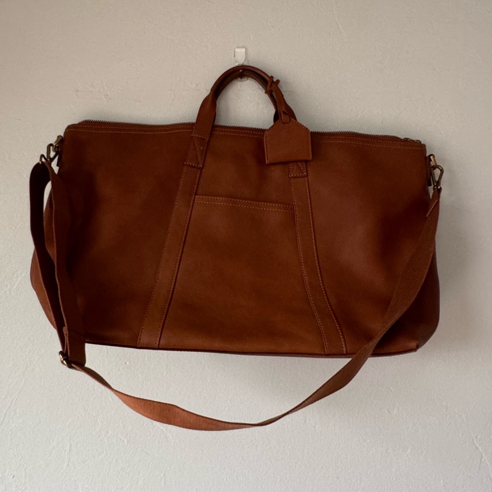 Madewell Leather Overnight Bag